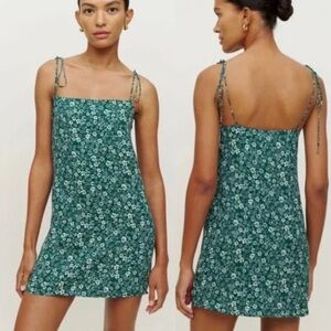 Reformation Agean Floral Print Mini Dress Size 8